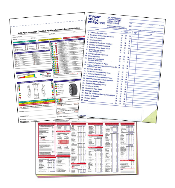 Multi Point Inspection Forms