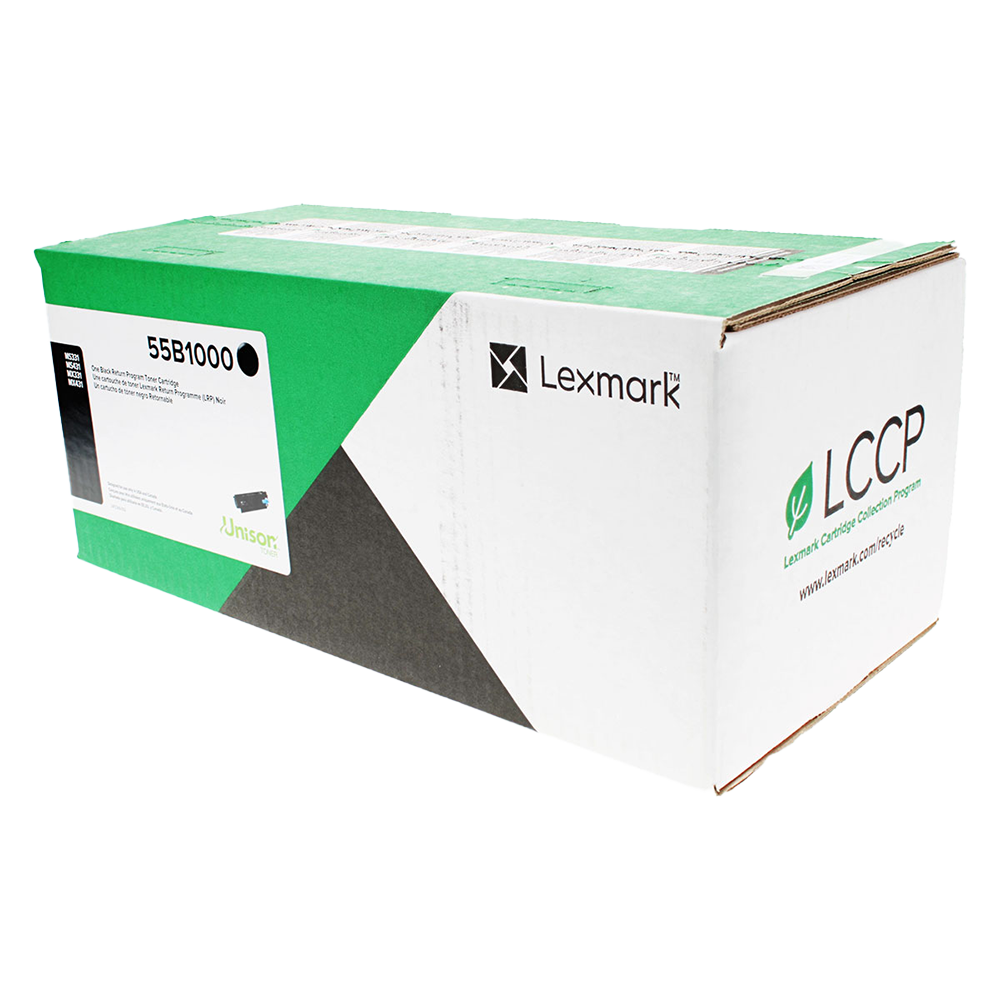 55B1000 Black - Lexmark Toner Cartridge