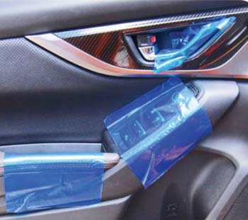 Blue - adhesive protective film