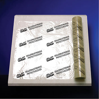 Full adhesive floor mats - clear
