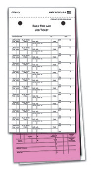 TruForm™ Brand - job time tickets - form jt-10-psg