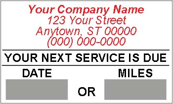 Caats™ brand - custom write-in reminder stickers - style 1