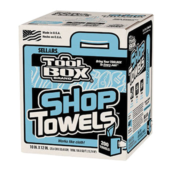 TOOL BOX® Brand - shop towels - pull box - disposable