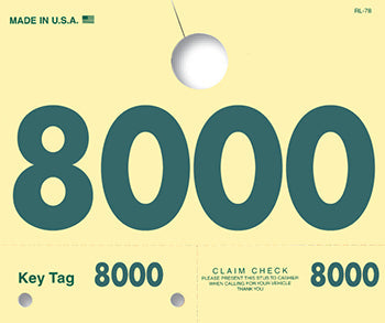 Caats™ brand - 4 digit service dispatch tags