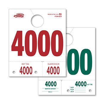 caats™ brand - 4 digit white service dispatch numbers (4dn)