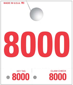 caats™ brand - 4 digit white service dispatch numbers (4dn)