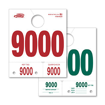 caats™ brand - 4 digit white service dispatch numbers (4dn)