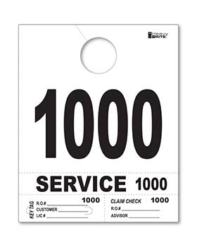 Heavy brite™ brand - 4 part service dispatch numbers