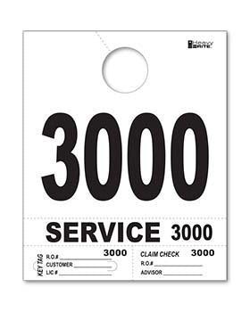 Heavy brite™ brand - 4 part service dispatch numbers