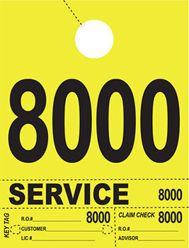 Heavy brite™ brand - 4 part service dispatch numbers