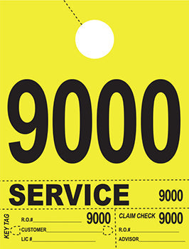 Heavy brite™ brand - 4 part service dispatch numbers