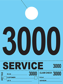 Heavy brite™ brand - 4 part service dispatch numbers