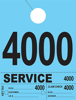 Heavy brite™ brand - 4 part service dispatch numbers