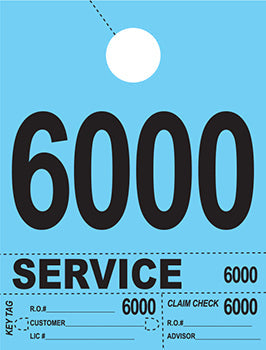 Heavy brite™ brand - 4 part service dispatch numbers