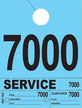 Heavy brite™ brand - 4 part service dispatch numbers