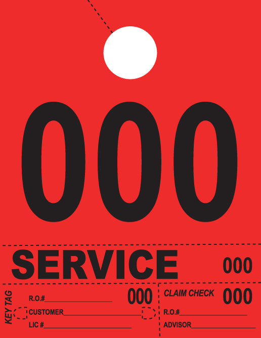 4 part service dispatch numbers
