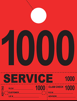 4 part service dispatch numbers