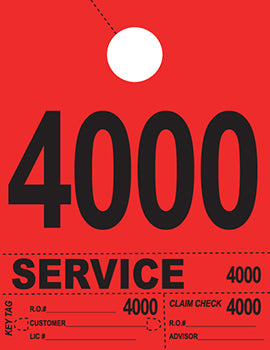 4 part service dispatch numbers