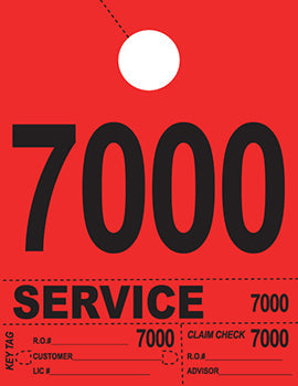 4 part service dispatch numbers