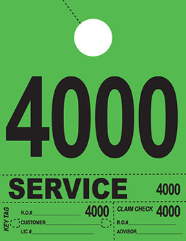 4 part service dispatch numbers