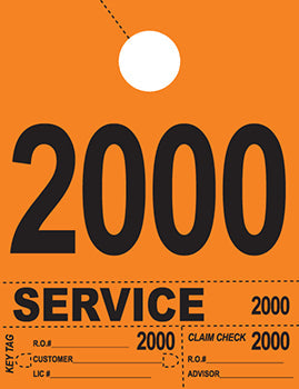 Heavy brite™ brand - 4 part service dispatch numbers