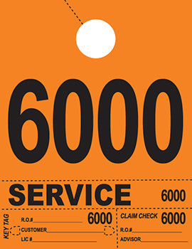Heavy brite™ brand - 4 part service dispatch numbers