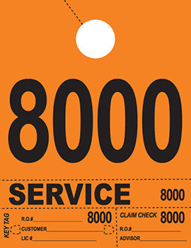 Heavy brite™ brand - 4 part service dispatch numbers