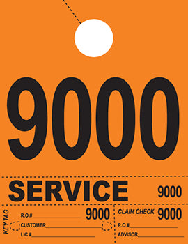 Heavy brite™ brand - 4 part service dispatch numbers