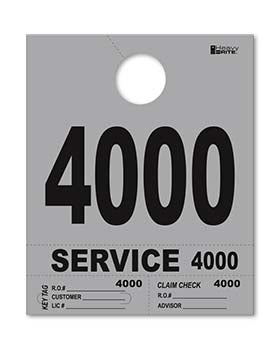 Heavy brite™ brand - 4 part service dispatch numbers
