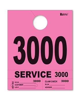 Heavy brite™ brand - 4 part service dispatch numbers
