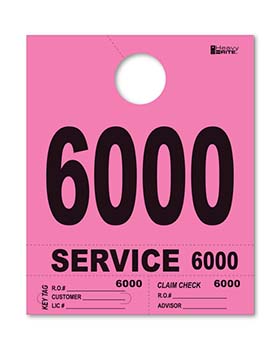 Heavy brite™ brand - 4 part service dispatch numbers