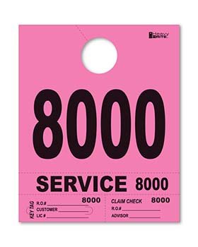 Heavy brite™ brand - 4 part service dispatch numbers
