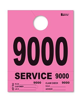 Heavy brite™ brand - 4 part service dispatch numbers