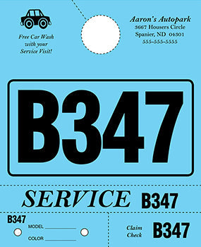 Heavy brite™ brand - custom 4 part service dispatch numbers