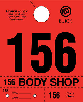 Heavy brite™ brand - custom 4 part service dispatch numbers