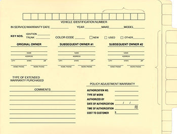 File rite™ brand - extended tab file folders - custom imprinted
