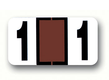 File right™ brand - number labels