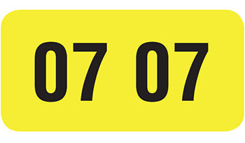 File Right™ Brand - 07 Year Labels