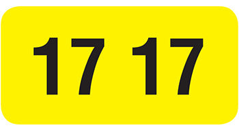 File Right™ Brand - 17 Year Labels