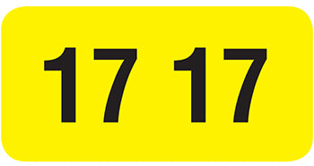 File Right™ Brand - 17 Year Labels