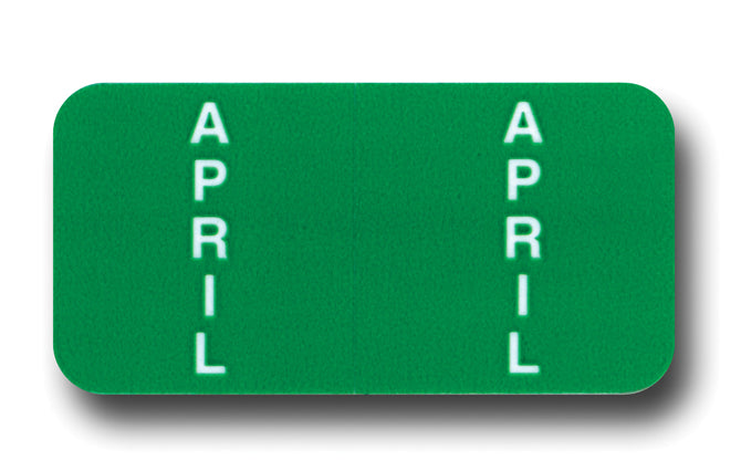 File Right™ Brand - APRIL Month Labels