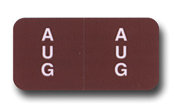 File Right™ Brand - AUG Month Labels