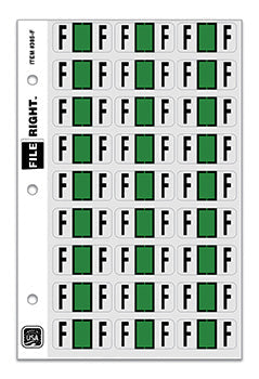 File right™ brand - alphabet labels