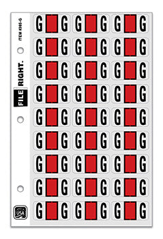File right™ brand - alphabet labels