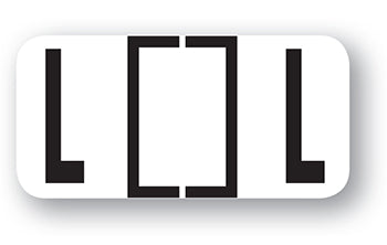 File right™ brand - alphabet labels