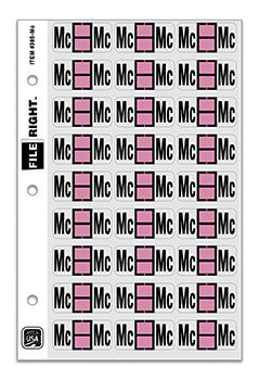 File right™ brand - alphabet labels