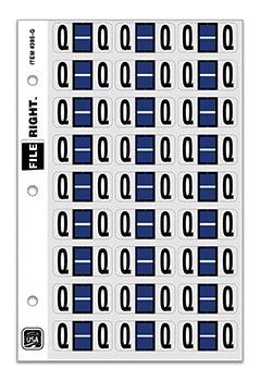 File right™ brand - alphabet labels