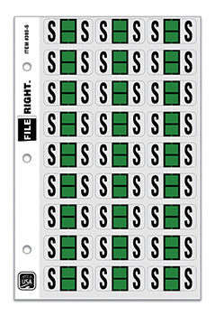 File right™ brand - alphabet labels