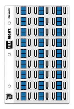 File right™ brand - alphabet labels