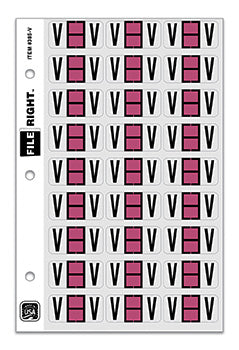 File right™ brand - alphabet labels